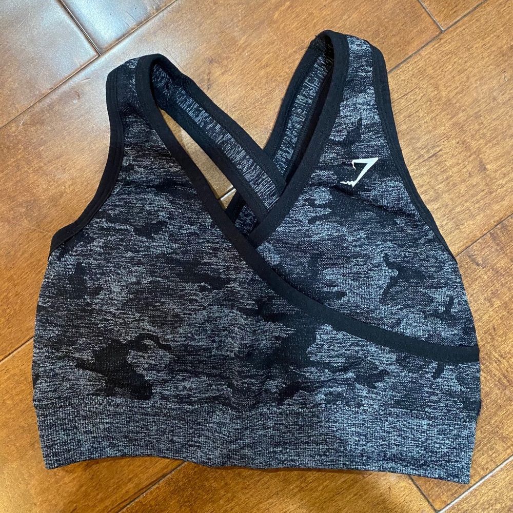 Gymshark Camo Seamless Sports Bra